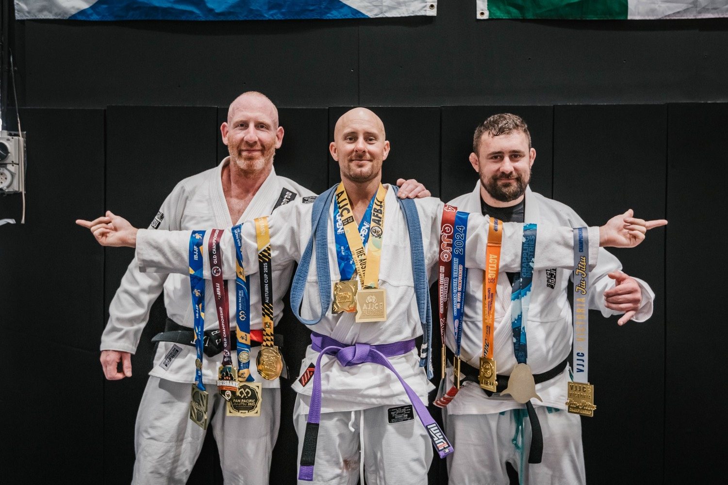 Spectrum athletes with medals